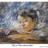 Rưng rưng nét vẽ trẻ mồ côi trong đại dịch