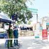 Triển khai nhanh chốt kiểm soát khi chợ đầu mối phía Nam tạm thời phong tỏa