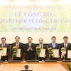 Hà Nội: Điều động, bổ nhiệm hàng loạt lãnh đạo sở ngành, quận huyện