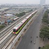Đoàn tàu đầu tiên tuyến đường sắt Nhổn-Ga Hà Nội lăn bánh chạy thử