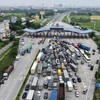 Xe chở hàng hóa muốn đi qua hoặc vào Hà Nội di chuyển như thế nào?