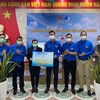 Thanh niên Hà Nội tặng quà hỗ trợ công tác phòng, chống dịch bệnh Covid-19 tại Hà Giang