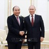 Chủ tịch nước Nguyễn Xuân Phúc hội đàm và dự chiêu đãi của Tổng thống Nga Vladimir Putin