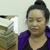 5 bánh heroin trong túi xách của người phụ nữ