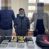 'Người vận chuyển' bị bắt cùng 22 bánh heroin