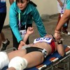 VĐV Đinh Thị Bích bị đối thủ chèn ép, chấn thương nặng trước vạch đích
