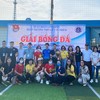 Sôi động giải bóng đá chào mừng 25 năm thành lập trường THPT Lê Văn Thiêm
