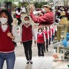 Hà Nội: Cận cảnh 7 tình huống ở nơi đầu tiên diễn tập đón học sinh lớp 7 trở lên quay lại trường