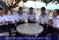 Cán bộ chiến sỹ từ Trường Sa chúc Tết đất liền
