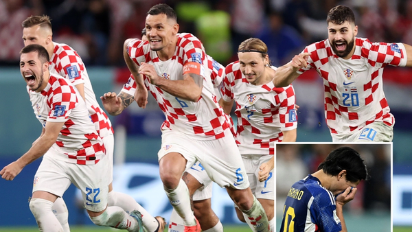 Croatia nghẹt thở vào tứ kết sau loạt luân lưu trước Nhật Bản