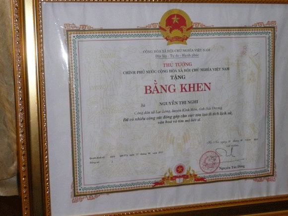 Nhà ngoại cảm Nguyễn Thị Nghi được Thủ tướng tặng Bằng khen ảnh 2