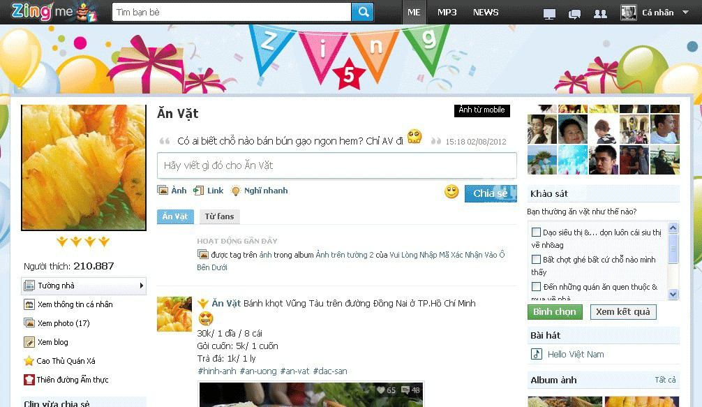 Zing Me ra mắt ứng dụng Thiên đường ẩm thực ảnh 1