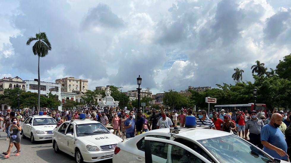 Cuba: Mỹ can thiệp khuấy đảo phong trào biểu tình ở Cuba