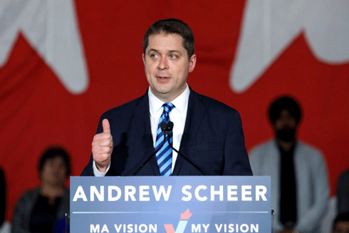 Ứng viên Thủ tướng Canada Andrew Scheer gặp bất lợi vì bị lộ thông tin mang 2 quốc tịch