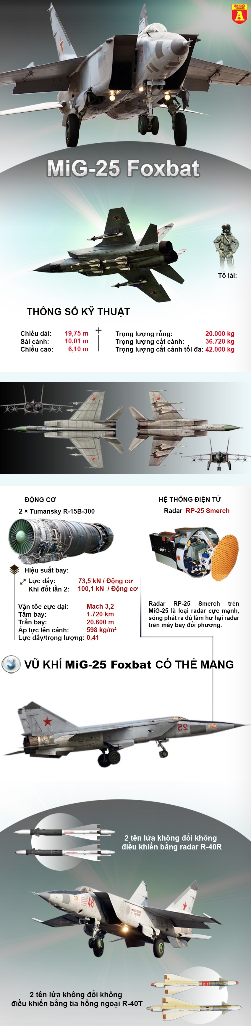 [Infographic] Bị Israel đánh rát, Syria bất ngờ gọi tái ngũ "ma tốc độ MiG-25" ảnh 2