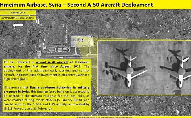 [Infographic] Nga bất ngờ triển khai "mắt thần" A-50U tới Syria để làm gì? ảnh 1