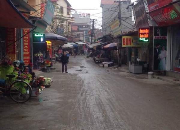 Hiện trường khu vực xảy ra vụ án mạng tại thôn Bầu