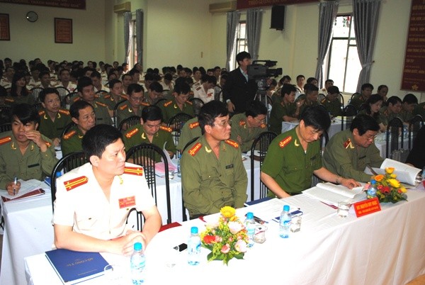Các Đại biểu dự đại hội với tinh thần tập trung dân chủ