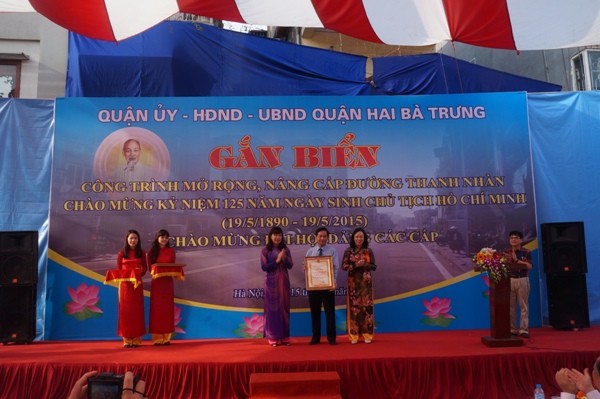Khánh thành tuyến đường huyết mạch Thanh Nhàn ảnh 3