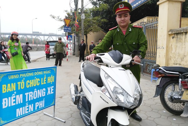Sắc áo xanh trong mùa lễ hội phường Đông Ngạc, quận Bắc Từ Liêm, Hà Nội ảnh 4