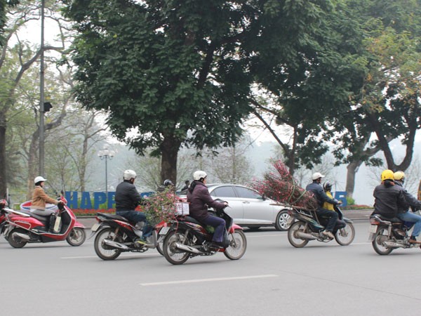 Phố phường Hà Nội "thay áo mới" đón Tết ảnh 11