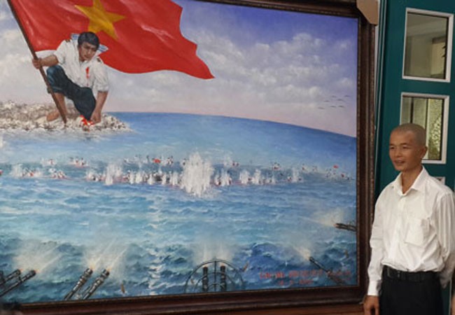 Bức tranh "Gạc Ma - Vòng tròn bất tử": Nguyên mẫu từ hình tượng người anh hùng ảnh 1