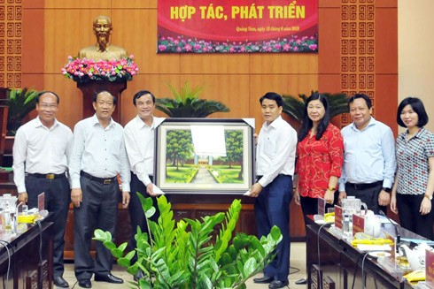 Thủ đô Hà Nội và tỉnh Quảng Nam hợp tác, phát triển toàn diện ảnh 1