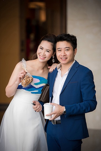 "Ông xã" Dương Thùy Linh luôn ủng hộ vợ trong mọi hoạt động