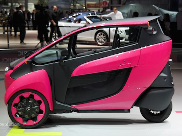 Toyota i-Road hồng rực ấn tượng tại triển lãm xe Paris ảnh 4