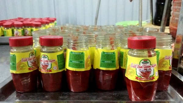 Các sản phẩm đang chờ được đóng gói tung ra thị trường