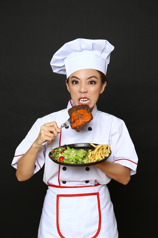 "Hoa hậu hài" Thu Trang giải nghệ để làm đầu bếp? ảnh 4
