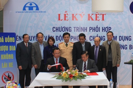 Hiệp hội bia, rượu và nước giải khát Việt Nam cũng đã vào cuộc đảm bảo ATGT