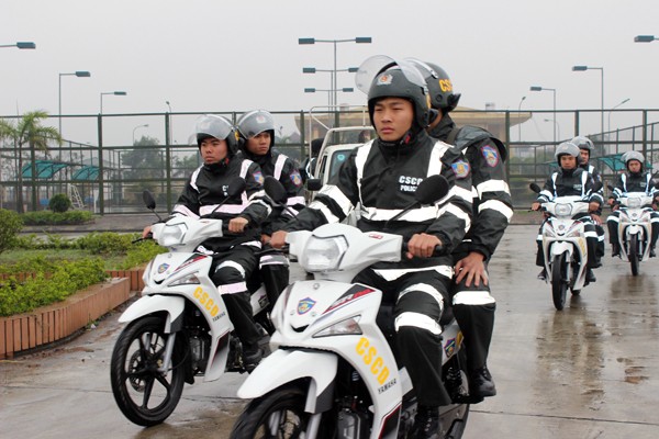 Triển khai lực lượng Cảnh sát cơ động ở khu vực Tây Nam Hà Nội ảnh 8