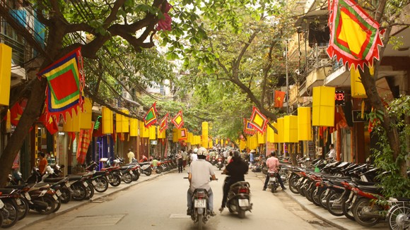Phố Hàng Bạc rực rỡ Hội nghề Kim Hoàn 2013 ảnh 1