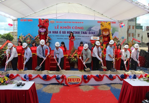 HUD khởi công dự án nhà ở xã hội tại Thái Bình ảnh 1