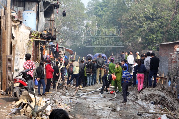 Cháy khu nhà trọ cạnh nhà khách La Thành ảnh 4