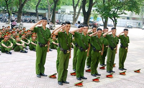 Tổ chức cuộc thi khảo sát về kiểm tra điều lệnh CAND ảnh 8