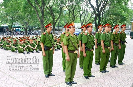 Tổ chức cuộc thi khảo sát về kiểm tra điều lệnh CAND ảnh 4