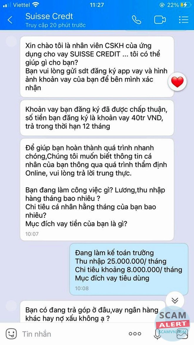 vay tiền nhanh online