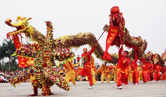 Mãn nhãn với Lễ hội múa rồng Hà Nội 2012 ảnh 11