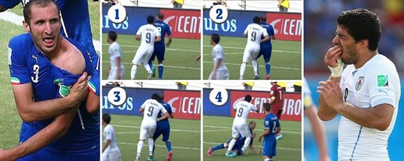 Suarez xứng đáng thẻ đỏ, Marchisio bị đuổi "oan" ảnh 1
