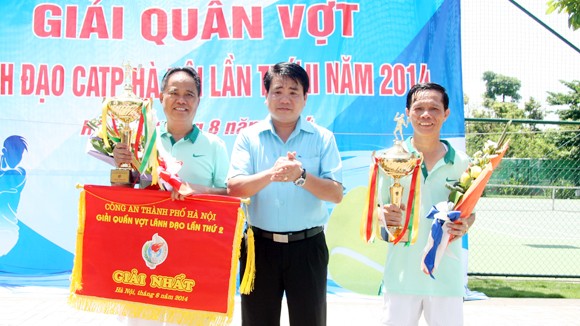 Dư âm đẹp giải Quần vợt Lãnh đạo CATP Hà Nội 2014 ảnh 1