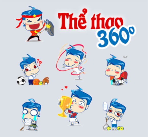 Sao Việt ngộ nghĩnh trong bộ sticker mới trên Zalo ảnh 3