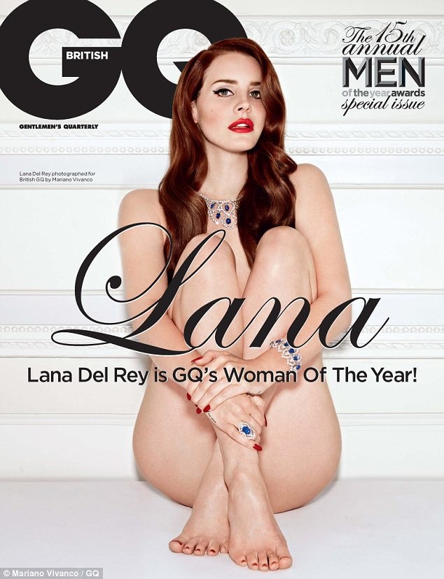 Lana Del Rey thoải mái khi chụp ảnh khỏa thân ảnh 3