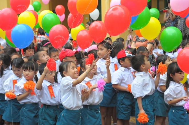 Bước chân hào hứng vào năm học mới ảnh 1