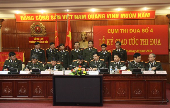 Cụm thi đua số 4 – CATP Hà Nội: Xác định nhiều nội dung thi đua năm 2014 ảnh 2