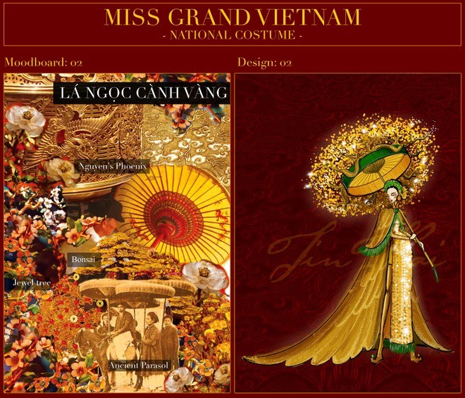 Đại diện nhan sắc Việt mặc trang phục "Lá ngọc cành vàng" đi thi quốc tế ảnh 3