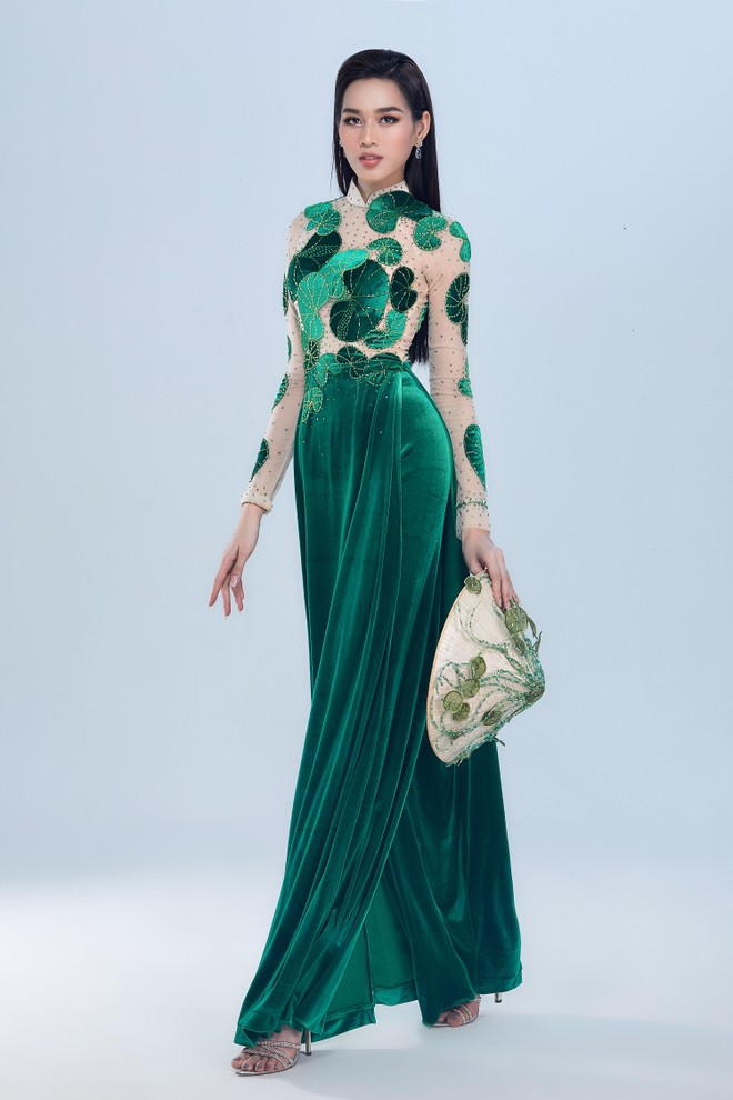 Tiết lộ thêm về bộ trang phục "rau má" được Đỗ Thị Hà mang đến "Miss World 2021" ảnh 8
