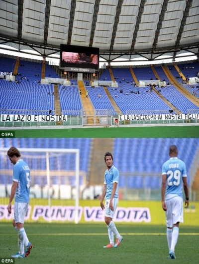 Bị CĐV tẩy chay, sân Olimpico thành…“chùa Bà Đanh” ảnh 1