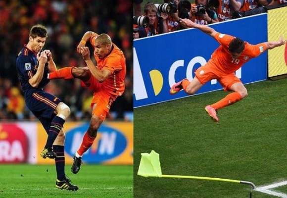 Sốc: Robben thừa nhận “ăn vạ”, Huntelaar tái hiện màn kungfu kinh điển của De Jong ảnh 1